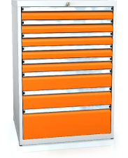 Schubladenschränke 1018 x 710 x 600 - 8x Schubladen